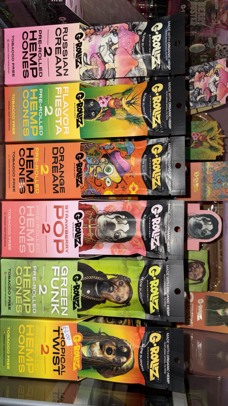 G-Rollz Pre-Rolled Hemp Cones | 2 Pack